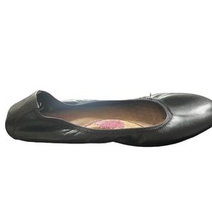 Hush Puppies Black Leather Flats- Size 6.5